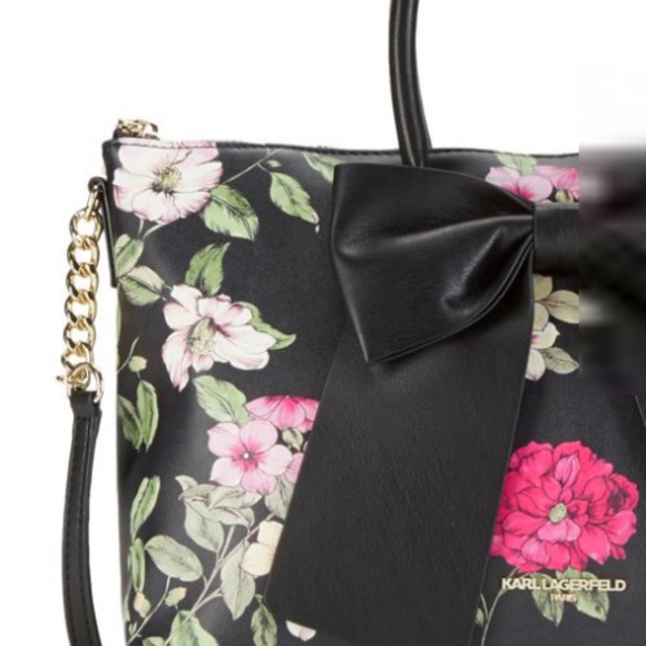 HOST PICK ! Karl Lagerfeld Floral Bow Tote - Picture 5 of 7